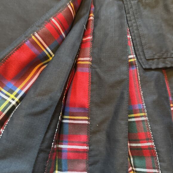 Got Kilt Red Tartan Kilt Black Utility Kilt Size 38 Cotton - Picture 5 of 6